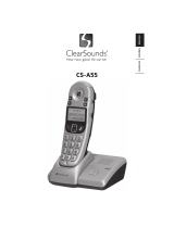 ClearSounds Cordless Telephone CS-A55 User manual