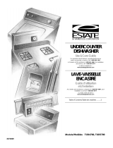Estate Dishwasher TUD5700 User manual