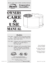 Essick Air Humidifier 726 000 2-speed User manual