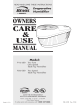 Essick Humidifier 926 000 User manual