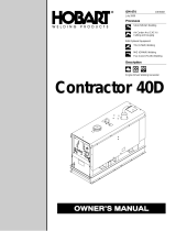 Hobart Welding Products CONTRACTOR 40D User manual