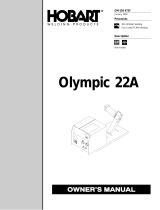 HobartWelders Olympic 22A User manual
