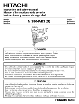 Hitachi Koki N 3804AB3 S User manual