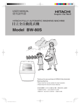 Hitachi Washer BW-80S User manual