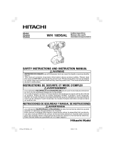 Hitachi Wh 18dsal User manual