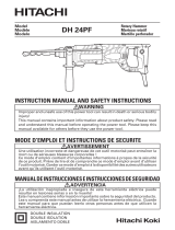 Hitachi DH 24 PF User manual