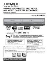 Hitachi DVRF7U User manual