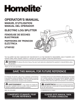 Homelite Log Splitter UT49102 User manual
