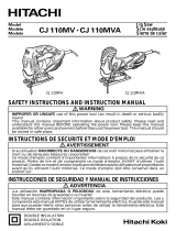 Hitachi CJ 110MVA User manual