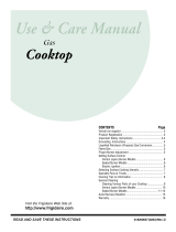 Frigidaire Cooktop 318200657(0203) User manual