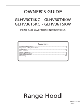 Frigidaire Ventilation Hood GLHV30T4KW User manual