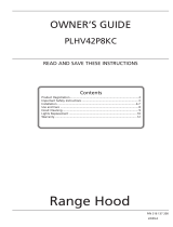 Frigidaire Ventilation Hood PLHV42P8KC User manual