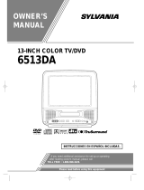 Sylvania 6519DA User manual