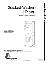 Alliance Laundry Systems Washer/Dryer User manual