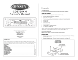 Jensen CD3720XM User manual