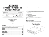 Audiovox MP5620SE User manual