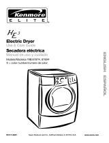 Kenmore HE3 110.8787 Series User manual