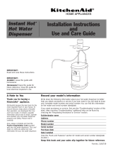 KitchenAid Instant Hot Hot Water Dispenser User manual