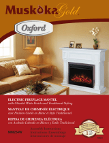 Muskoka Indoor Fireplace MM254W User manual