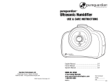 Guardian Technologies Ultrasonic Humidifier: Model H2500 User manual