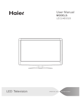 Haier CRT Television LEC24B3320 User manual