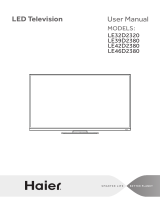 Haier Car Satellite TV System LE46D2380 User manual