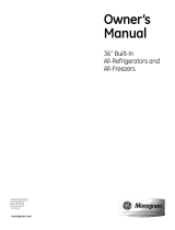 GE Monogram ZIFP360NXARH User manual
