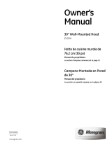 GE Monogram ZV30H User manual