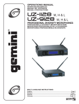 Gemini Headphones UZ-1128 User manual