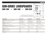 Gemini Speaker System GSM-1585 User manual