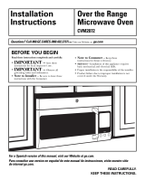 GE Microwave Oven CVM2072 User manual