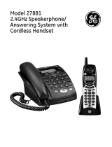 GE Telephone 0000946 User manual