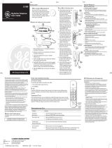 GE Telephone 2-9180 User manual