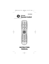 GE Universal Remote RM94940 User manual