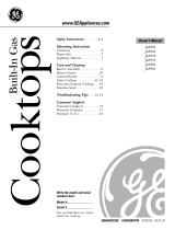 GE Cooktop JGP328 User manual