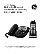 GE Conference Phone 25982 User manual