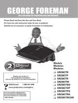 George Foreman GR236CTDP User manual