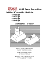Kobe Range Hoods CH7936SQB User manual