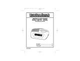 Hamilton Beach Clock Radio HCR329 User manual