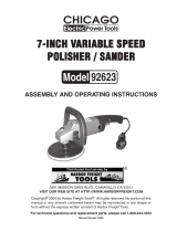 Chicago Electric Sander 92623 User manual
