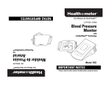 Health O Meter Blood Pressure Monitor 7631 User manual