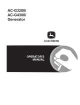 John Deere Portable Generator AC-G3200i User manual