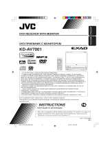 JVC Car Video System KD-AV7001 User manual