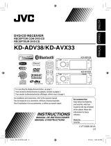JVC Car Video System KD-AVX33 User manual