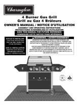 Brinkmann 4 Burner Gas Grill User manual
