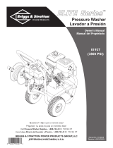 Briggs & Stratton Pressure Washer 01937 User manual