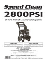 Briggs & Stratton Pressure Washer 020212-0 User manual