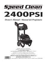 Simplicity Pressure Washer 020227-0 User manual