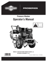 Simplicity Pressure Washer 020329-0 User manual