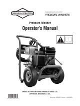 Briggs & Stratton Pressure Washer 020324-0 User manual